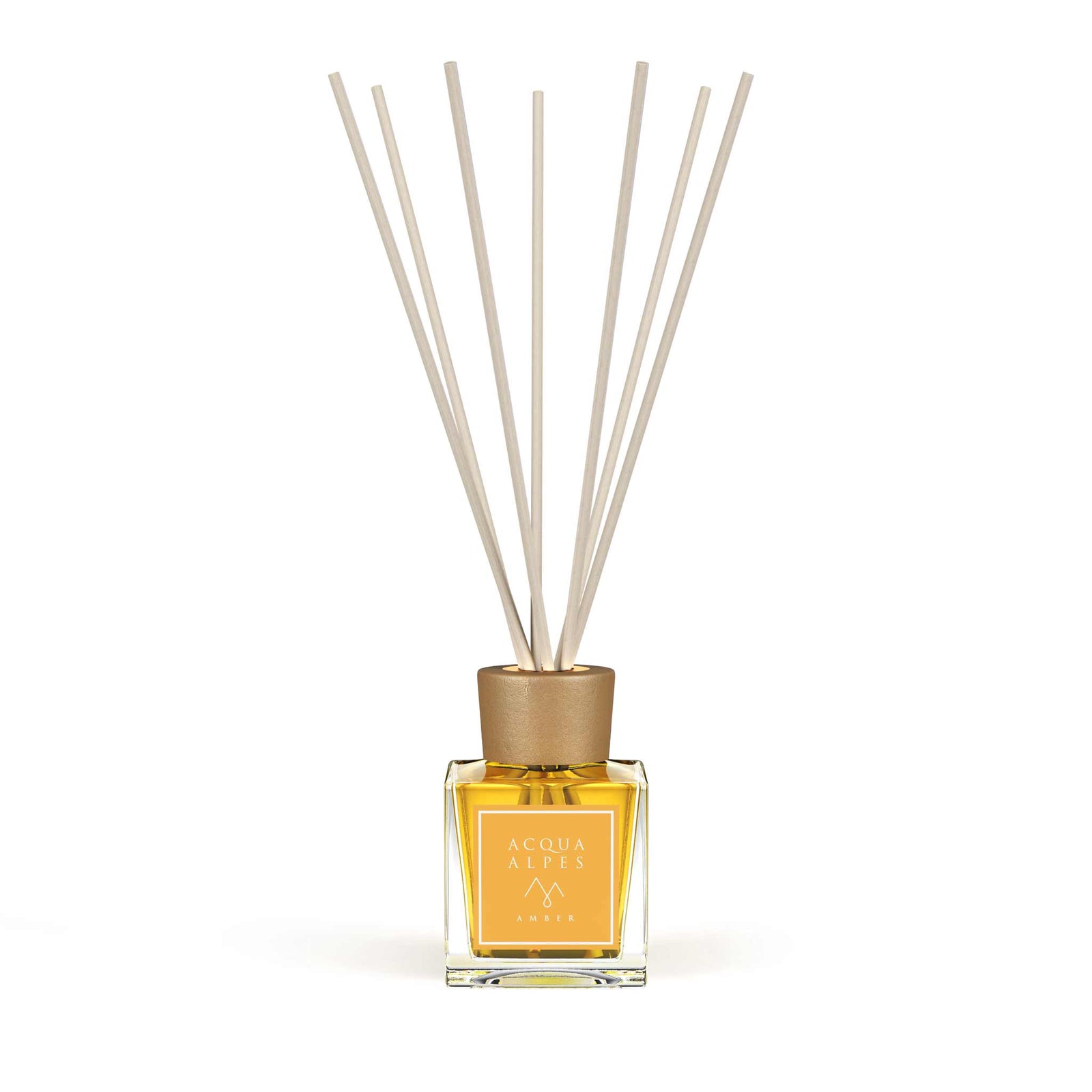 عطر منزلي فاخر Amber 200ml – العنبر، خشب الأرز والقرفة من Acqua Alpes