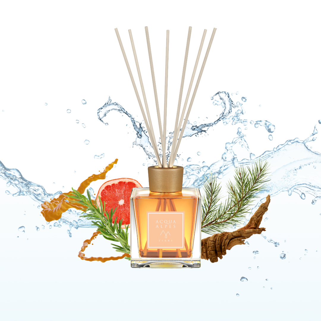 نفحات عطر عطر منزلي فاخر زيربه: زيربه، إكليل الجبل، الجريب فروت، العنبر، المسك