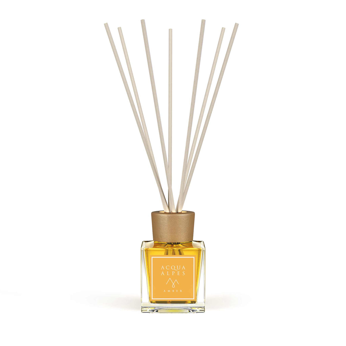عطر منزلي فاخر Amber 200ml – العنبر، خشب الأرز والقرفة من Acqua Alpes
